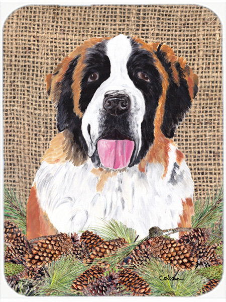 Planche à découper en verre saint bernard caroline