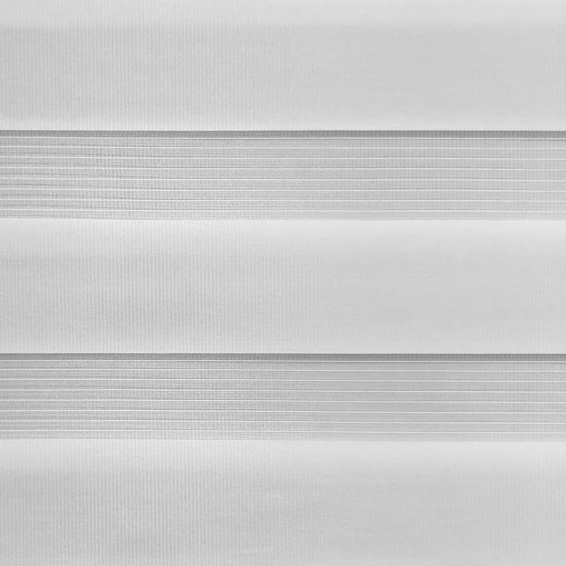 Store zébré sans cordon filtrant la lumière, Blanc, L 33 po x L 72 po