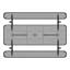 Tables de pique-nique rectangulaires 96 "noires-1435725837