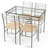 Jeovoni 4 - Person Four Leg Base Dining Set