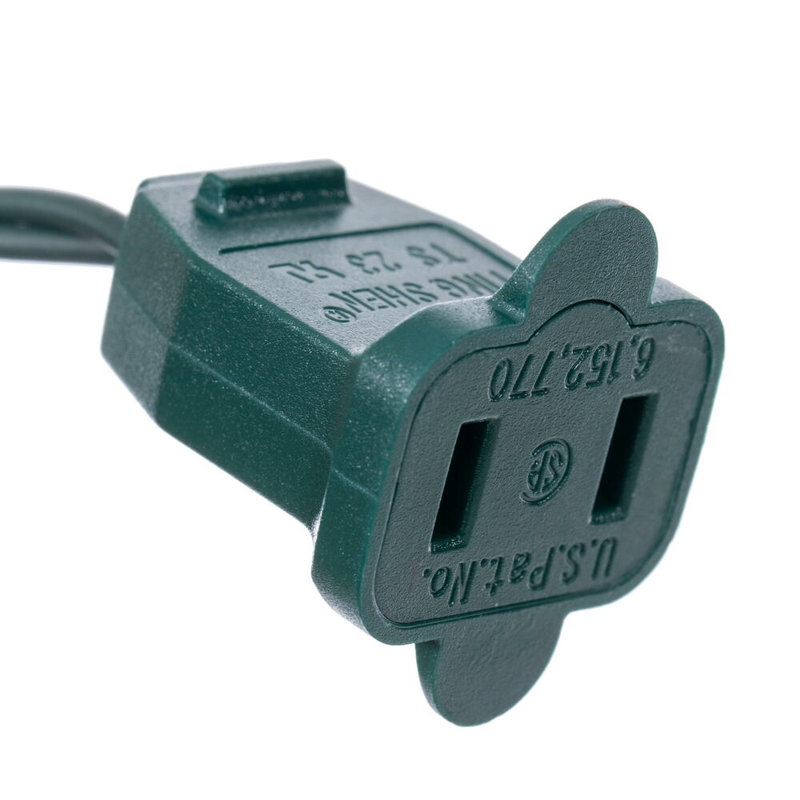 50 Frosted Red-Green Wide Angle Single Mold End-Connecting LED Light Set