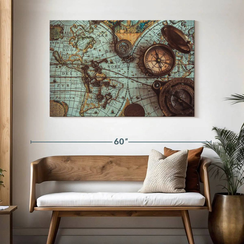 Aletra Maps, 32" H x 48" W