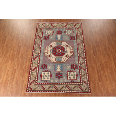 Handmade Kazak Oriental Area Rug 7x10