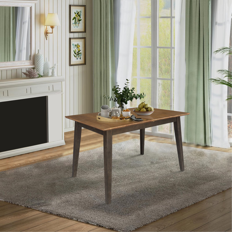 Table de salle à manger Montana, Hickory, Washed Coal