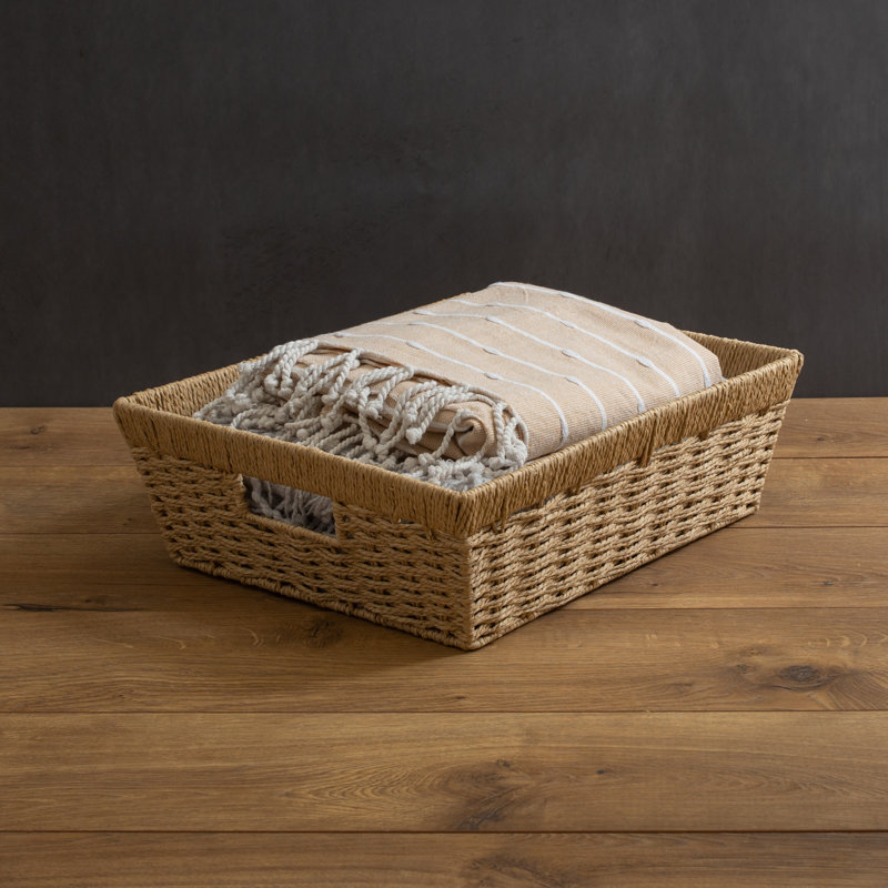 Bayou Breeze Wicker Decorative Basket
