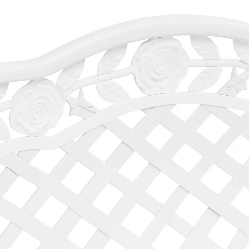 Millry Outdoor Bench, White
