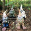 Statue de jardin soldat militaire American Hero Gnome Sailor