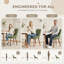 49 cm H Upholstered Fabric Dining Chair-2119155915