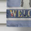 Polyester 2 côtés 40 x 28 po welcome drapeau maison-73943177