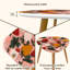 Ensemble de 2 tables basses gigognes Triangle