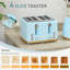 HOMCOM Kettle and Toaster Set 1.7L Kettle & 4 Slice Toaster-629354980