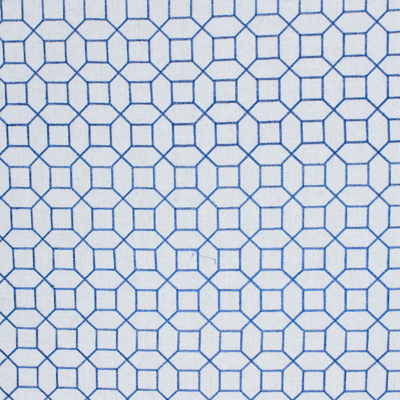 Suite Sedgewick Trellis Fabric, Indigo