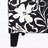 Storage Bench with Floral Patterned Fabric