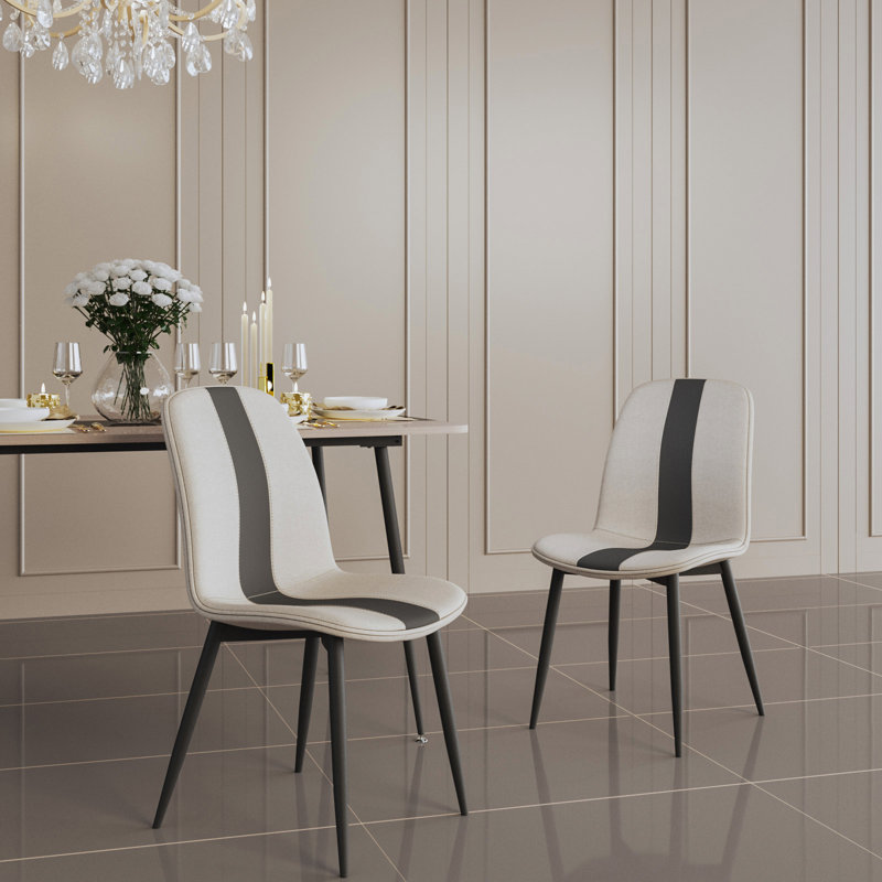 Ensemble de 2 chaises rembourrées