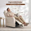 Fauteuil inclinable électrique beige-802212019