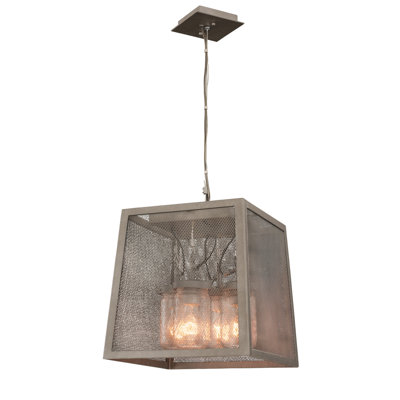 Highland 4 LT Country Iron Chandelier Kalco