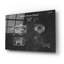 «Siren Blueprint Vernis Chalkboard», art mural en verre acrylique-41696487
