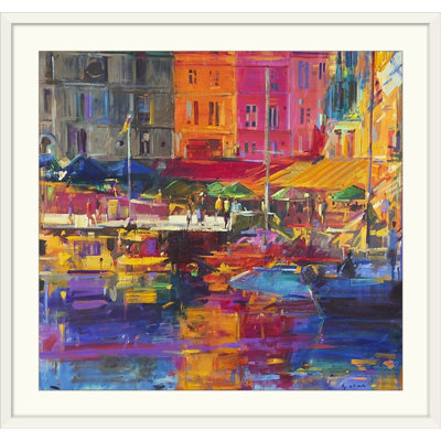 "Pegfair Honfleur Harbor, 2011" par Peter Graham, reproduction d'art