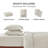  Bedsure Duvet Cover Full Size with Fitted Sheet - 4 Pieces Prewashed Cotton-Like Extra Soft Bedding Set-106246519-106246516