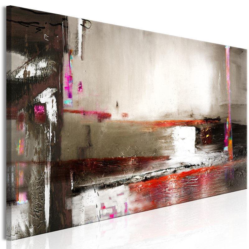 Tempête étroite - impression sur toile tendue, H 20 po x l 59 po x P 1 po