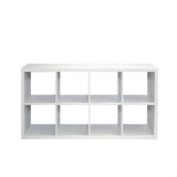 Smart Cube 8-Cube Organizer Storage With Opened Back Shelves,2 X 4 Cube Bookcase Book Shleves