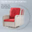 Ensemble de chaises pivotantes en osier 6 pièces Maude-206113362-205227510