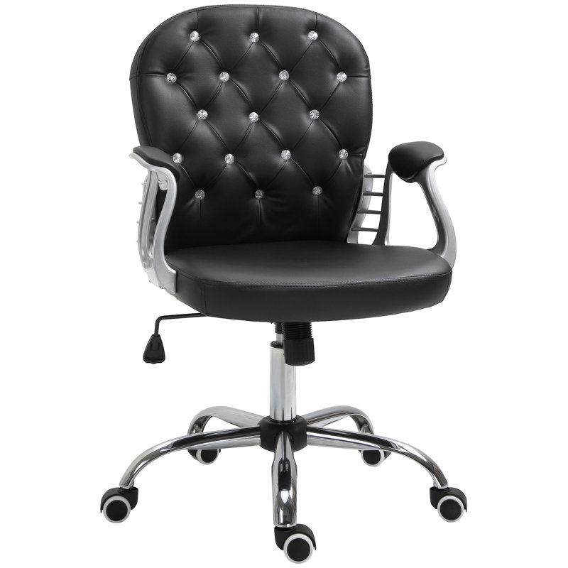 Vinsetto PU Leather Home Office Chair, Gray