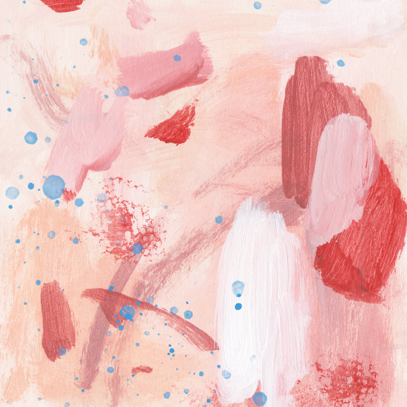 Pink Sky I by Melissa Wang - Wrapped Canvas Painting, 76cm H x 76cm W