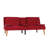 Alleyne Twin 65.3'' Wide Tufterd Back Convertible Sofa with Storage-970137549