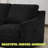 67" Upholstered Loveseat Modern Sofa With Thickened Cushions, Comfy Chenille 2-Seater Couch With Wider Armrests For Bedroom, Apartment, Office-60442329