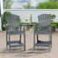 Chaise haute Adirondack avec table Cezalinda-1559659535