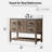 Floyd 42" W Single Bathroom Vanity-762945631