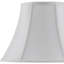Abat-jour cloche en lin blanc