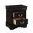 1Pc 2-Drawers Nightstand Wooden Bedroom Furniture-1084709127