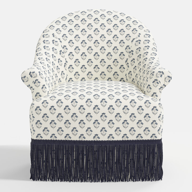 Marie Swivel Chair, Francie Blue