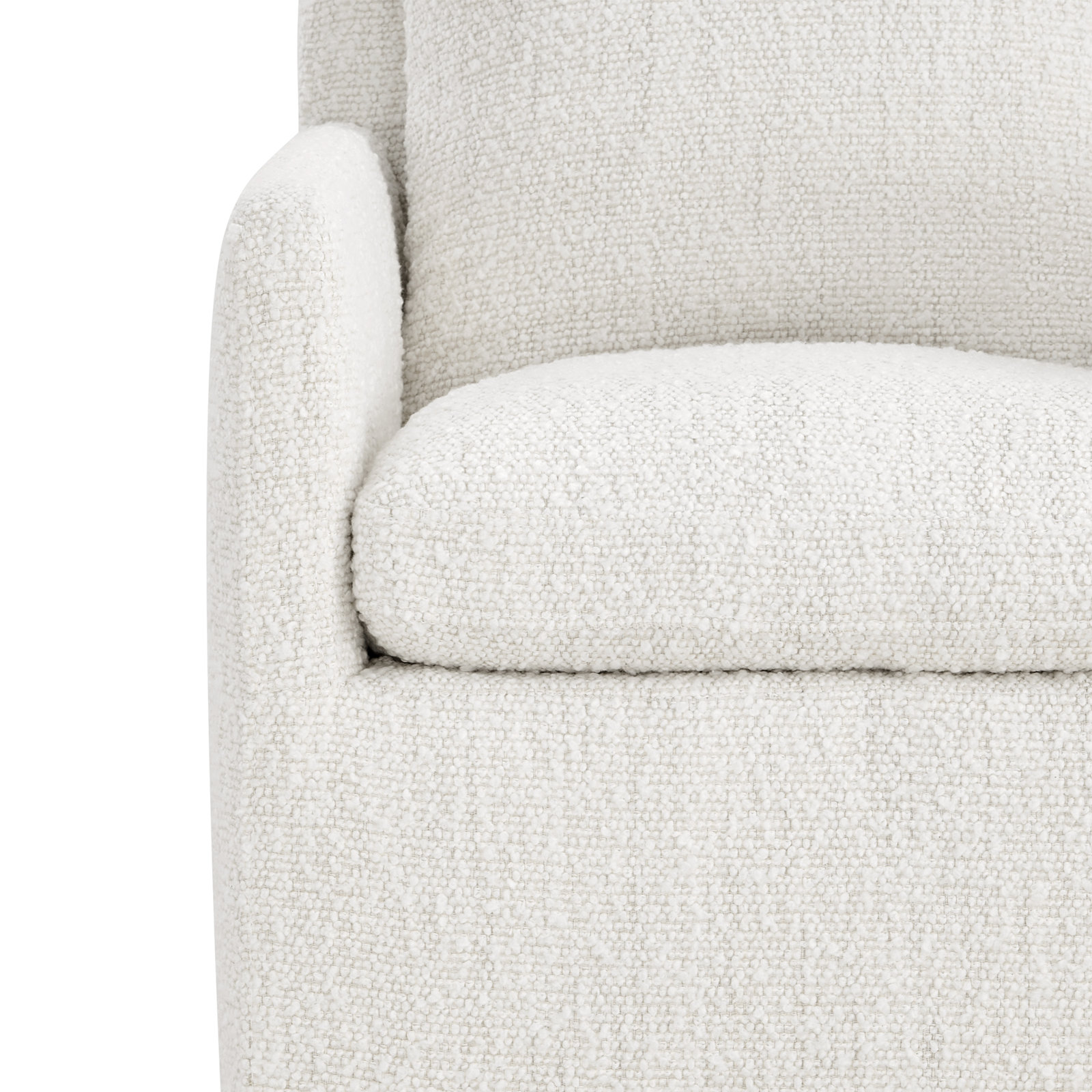 Alayaa Dining Armchair, Merino Pearl