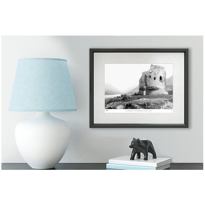 Llanberis, Dolbadarn Castle 1896 - Single Picture Frame Print, 60cm H x 80cm W x 2.3cm D