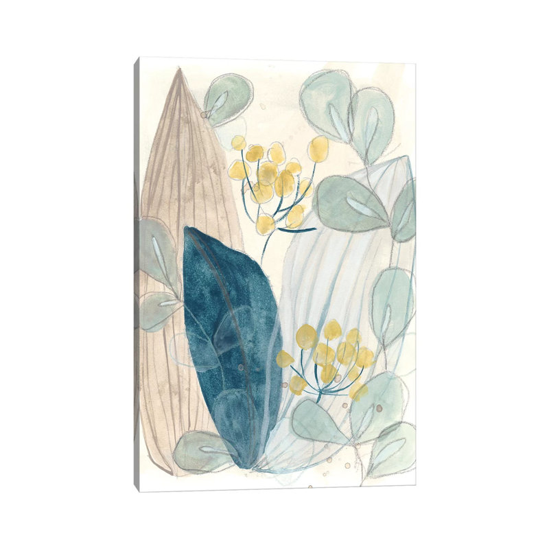 Terra Garden I by June Erica Vess - Wrapped Canvas Painting, 101.6 cm H x 66.04 cm W x 1.91 cm D