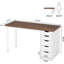 Bureau d'ordinateur avec 5 tiroirs (sans la chaise)