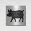 «Pig Ham It Up» par Cindy Jacobs sur métal-1920587822