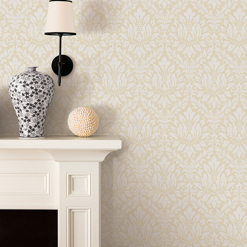 Positano 10m x 52.8cm Matte Wallpaper Roll, Beige/Off White