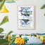 Blue Memories II - impression encadrée-118052917-118052915