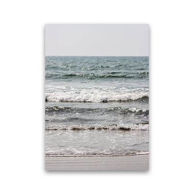 Blue Beach Waves 1 Piece Wall Art