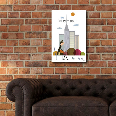«New York» par Tomas Design, art mural en verre acrylique