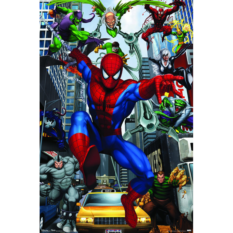 Impression sur papier spider-man-rogues