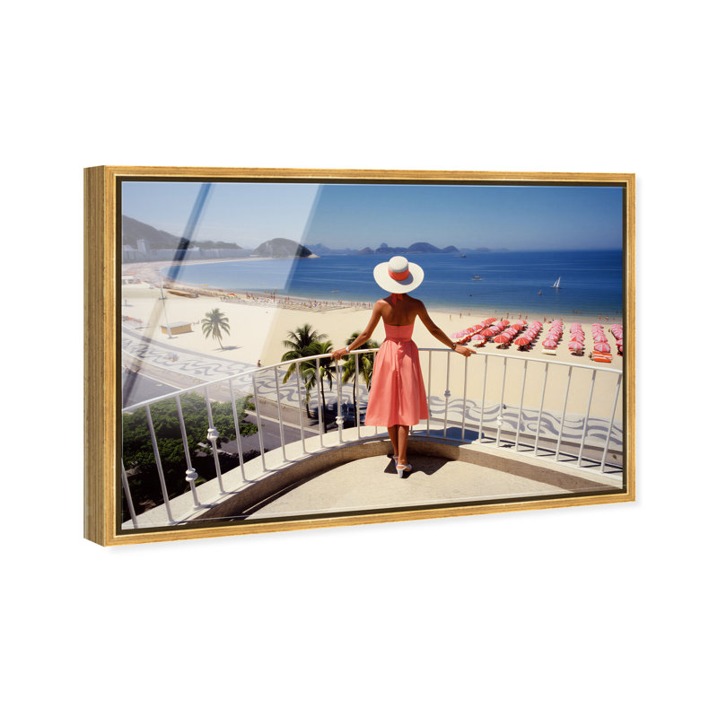 Balcony Gaze IV High-Gloss Acrylic Glass Wall Art Landscape & Nature Print by Oliver Gal, Ready to Hang, 15 x 10, 16"H x 11"W