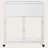 Mini Wood Cold Frame Garden Greenhouse with 2 Doors and Wheels-692158996
