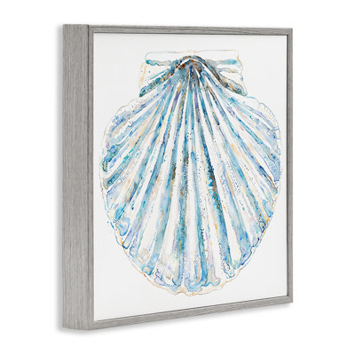 Palourde sur giclée encadrée par Christine Zalewski