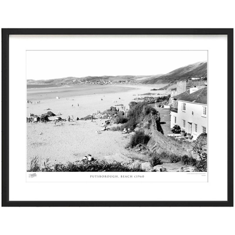 Putsborough, Beach C1960 by Francis Frith - Single Picture Frame Print, 60cm H x 80cm W x 2.3cm D