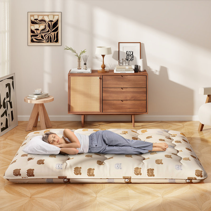 Matelas de futon japonais 4 po Liviu, Grand